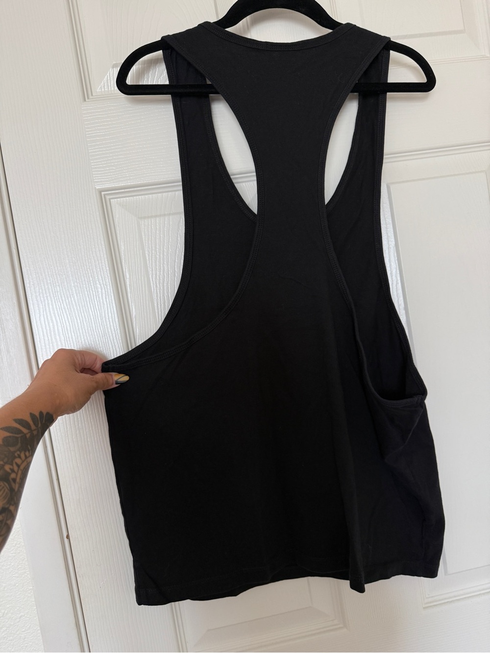 ASOS Black Racerback Muscle Tank - Picture 5 of 6